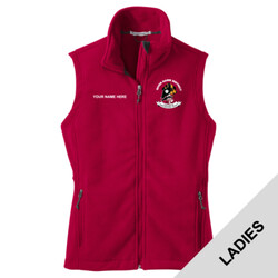 L219 - EMB - B102E004 - Ladies Fleece Vest